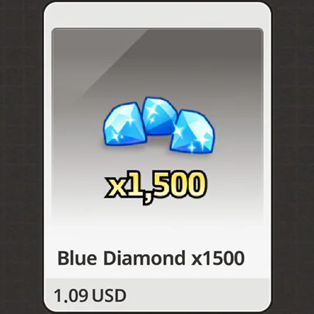 الماس الأزرق 1500