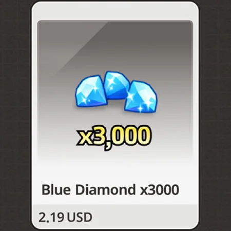 الماس الأزرق 3000
