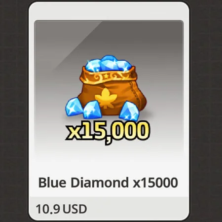 الماس الأزرق 15000